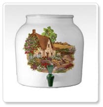 Country Cottage Water Crock